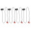 Running Machine Safety Magnet Keys - 4PCS Set with Clip for Easy Use 2