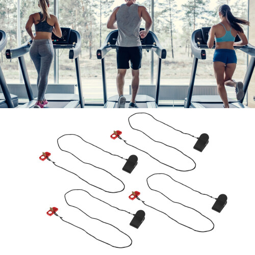 Running Machine Safety Magnet Keys - 4PCS Set with Clip for Easy Use