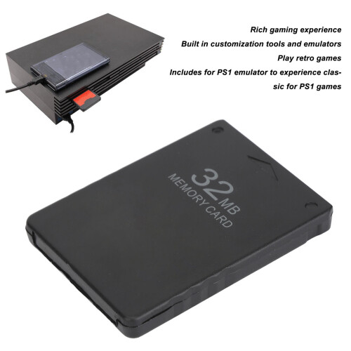High-Speed USB Game Memory Card 32MB for PS1 Thick Console V1.966 2