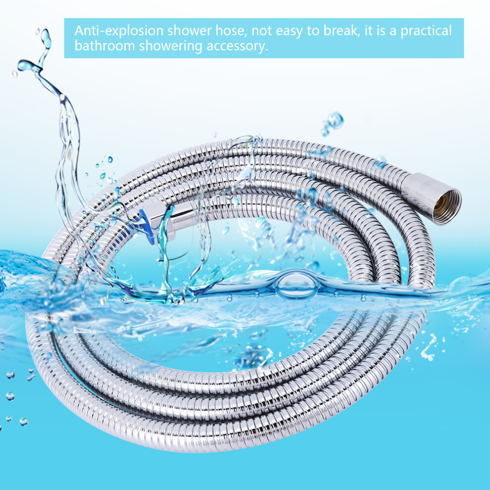 G1/2In Stainless Steel Shower Hose 2M For Bathroom And Bathing Needs 4921349380621