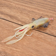 Weiches leuchtendes Angelköder UV-Oktopus Tintenfisch Köder Angelzubehör 1#