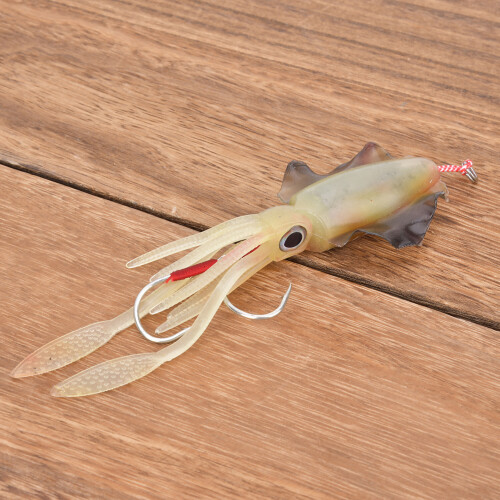 Weiches leuchtendes Angelköder UV-Oktopus Tintenfisch Köder Angelzubehör 1#