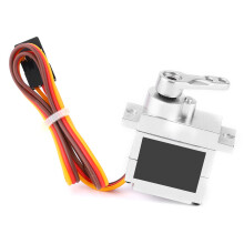 Robustes 9g Metallservo für 1:16 Maßstab RC-Trucks B-Series mit silbernem Finish