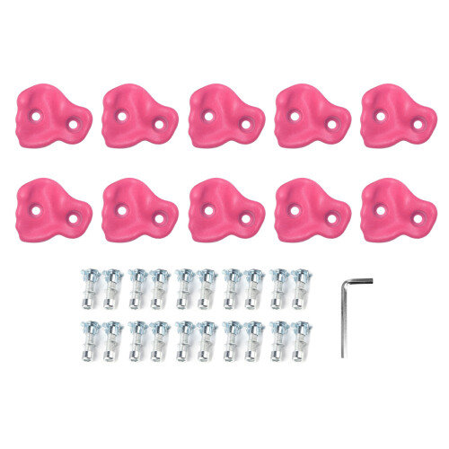 10PCS Rock Climbing Holds PE Ergonomic Comfortable