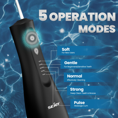 Cordless Portable Rechargeable Water Dental Flosser 2