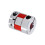 8mm x 10mm Flexible Plum Shaft Coupling CNC 5
