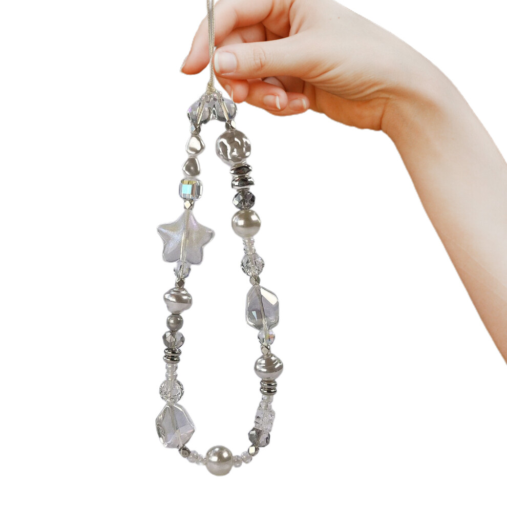 Elegant Acrylic Beaded Bracelet Cellphone Straps Pendant 7751000089634