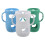 3pcs Silicone Baby Bottle Sleeves with Handles Protective Covers 11