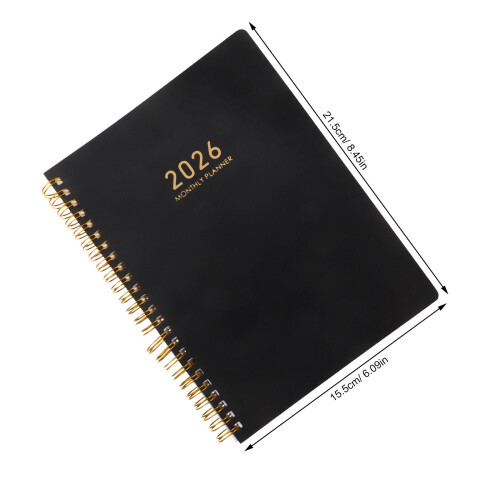 2026 Weekly Planner: Jan-Dec Monthly Calendar Notebook A5 Twin-Wire 1