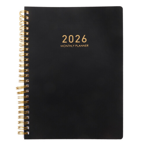 2026 Weekly Planner: Jan-Dec Monthly Calendar Notebook A5 Twin-Wire
