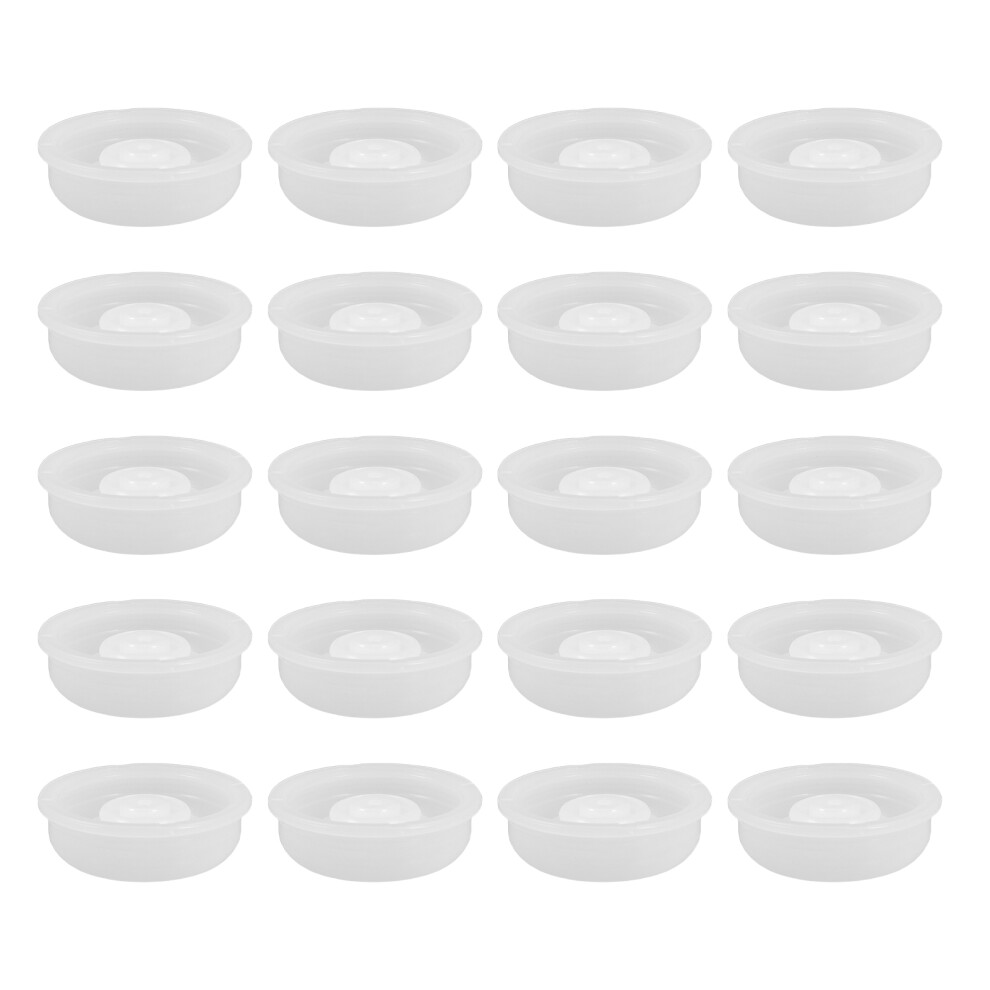20Pcs Plastic Drum Sealing Covers Pull Rings Leak-Proof Plugs 20-25L 3063233203027