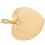 Portable Fan Khaki Bamboo Design For Indoor Summer Use 1pack 11