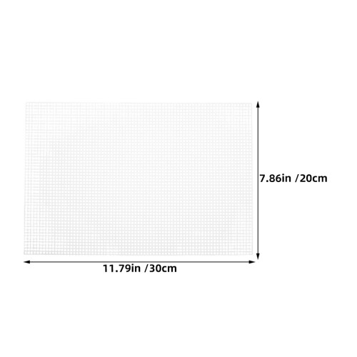6pcs 30x20cm Plastic Canvas Sheets for Cross Stitch Embroidery Craft 2