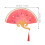 2pcs Watermelon Hand Fan with Bamboo Handle for Summer Cooling 2