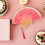 2pcs Watermelon Hand Fan with Bamboo Handle for Summer Cooling 5
