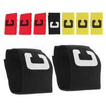 9St Sport Captain Armbanden Voetbal Elastisch Verstelbaar Multikleur