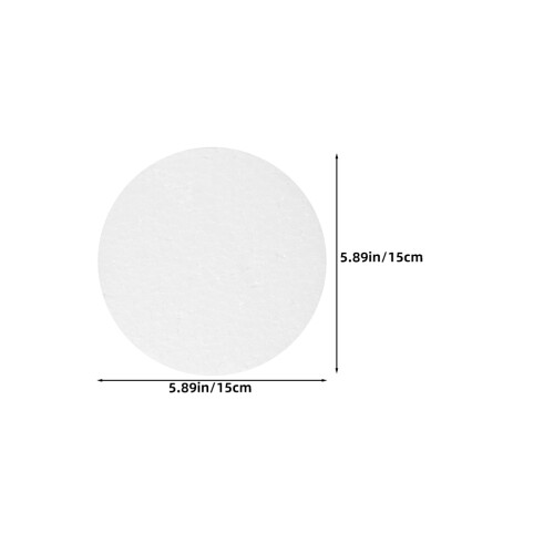 6pcs Foam Circles for Crafts Polystyrene Discs for DIY Projects 2