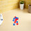 20pcs Self Stick Hot Cold Water Labels Waterproof Red 6