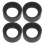 Rubber Eyepiece Cover Microscope Eyepiece Covers Black 4pcs 7