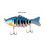 5Pcs Multi-Section Artificial Fishing Lures Fishhooks Jointed 3