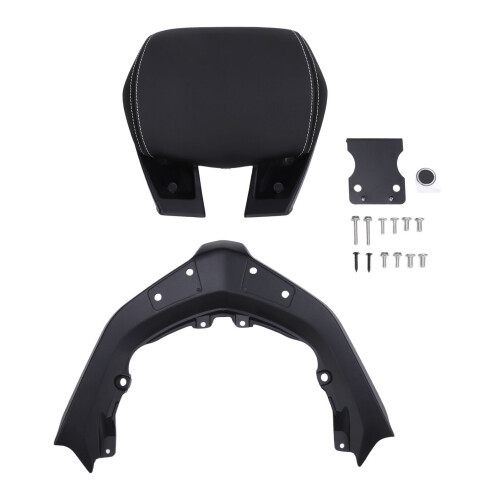 Motorcycle Passenger Backrest PU Leather Rear Seat