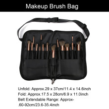 Hochkapazitäts tragbares Make-up-Pinselgehäuse mit 24 Taschen Kosmetiktasche