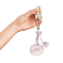 Cute Keychain Pendant Lovely Plush Claw Heart Portable Bag