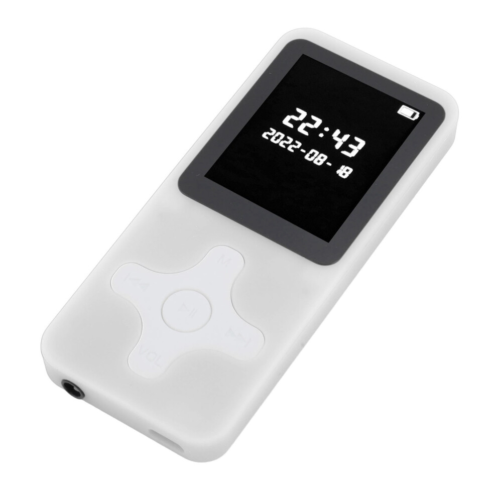 Portable Bluetooth Mp3 Player 1.77" Lcd 128G With Fm Radio & Recorder White 4941349385594
