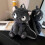 Mini Cute Little Gray Cat Plush Backpack for Women 19