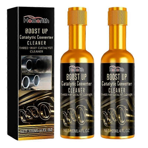 2Pcs Boost Up Vehicle Engine Catalytic Converter Cleaner DeepCleaning Multipurpose