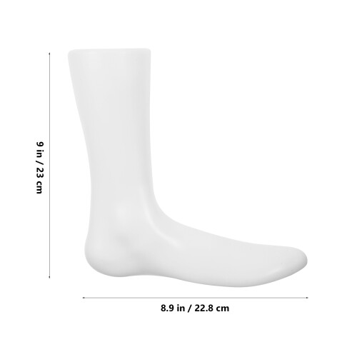 Foot Mannequin for Socks: Plastic Shoe Display Model Stand 1