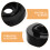 2pcs Rubber Headlight Dust Covers 80mm Inner Diameter 10