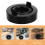 2pcs Rubber Headlight Dust Covers 80mm Inner Diameter 8