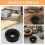 2pcs Rubber Headlight Dust Covers 80mm Inner Diameter 9
