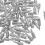 100pcs Self-Tapping Shelf Pegs with Plastic Sleeves Nickel-Plated 10