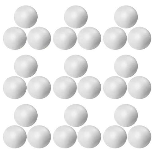 1500pcs 1.5cm Mini Foam Balls for Crafts Polystyrene Spheres