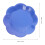 40pcs Gradient Blue Scalloped Paper Plates 7 Inch Party Tableware 3