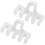Badminton Racket Stringing Spreader White 2pcs 1.4x0.8x0.8in 11