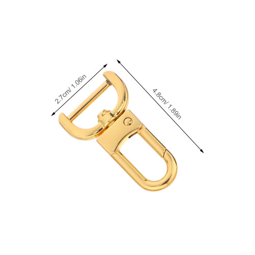 1 Set Swivel Clasp 2cm Detachable Snap Hook with Screwdriver 1