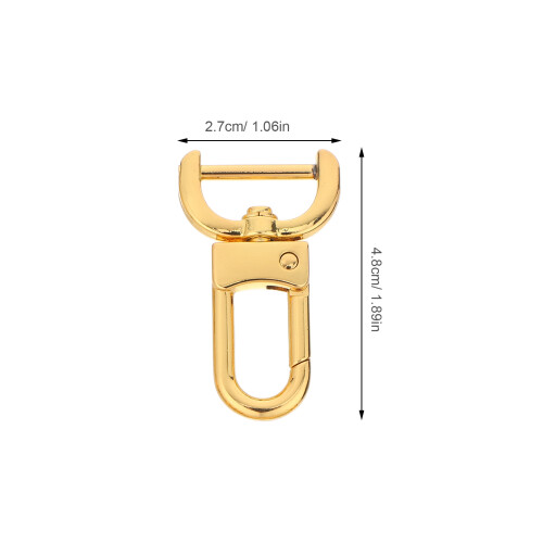 1 Set Swivel Clasp 2cm Detachable Snap Hook with Screwdriver 2