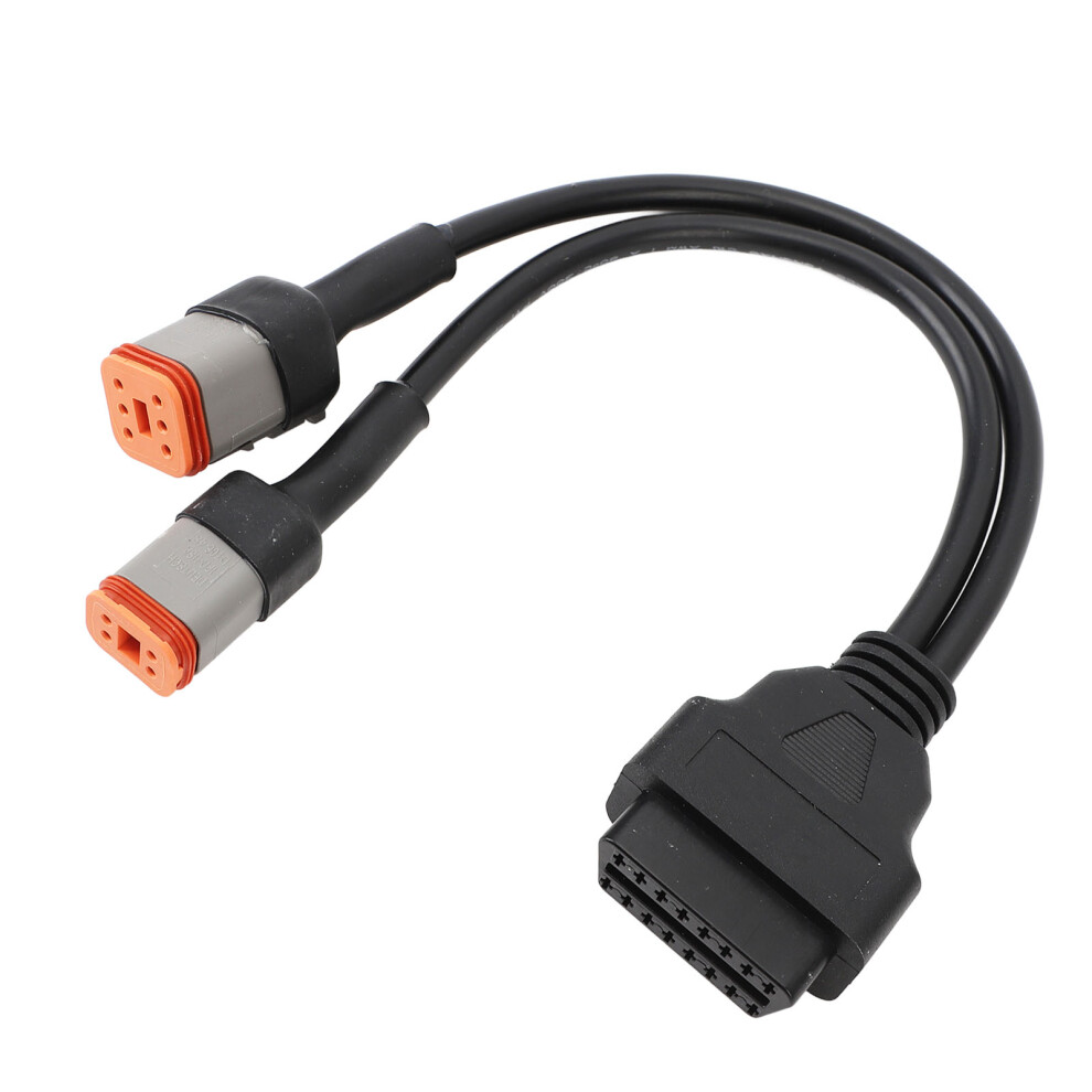 2-In-1 Obd Diagnostic Adapter Cable 4Pin/6Pin To 16Pin For Motorcycles 8731349386891