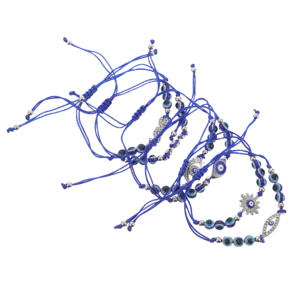 Photos - Bracelet 6pcs Adjustable Evil Eye  Bead Jewelry