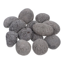 1 Bag Volcanic Lava Stones for Fire Pit Fireplace Use