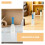 4 Rolls Clear Stretch Wrap with Handles for Moving Packing 9