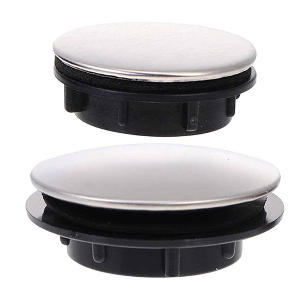 2Pcs Sink Faucet Hole Cover Stainless Steel 25-30Mm/31-40Mm 3063233287140
