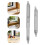 2pcs Adjustable Aluminum Alloy Window Limiter Support Rod 11