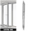 2pcs Adjustable Aluminum Alloy Window Limiter Support Rod 8