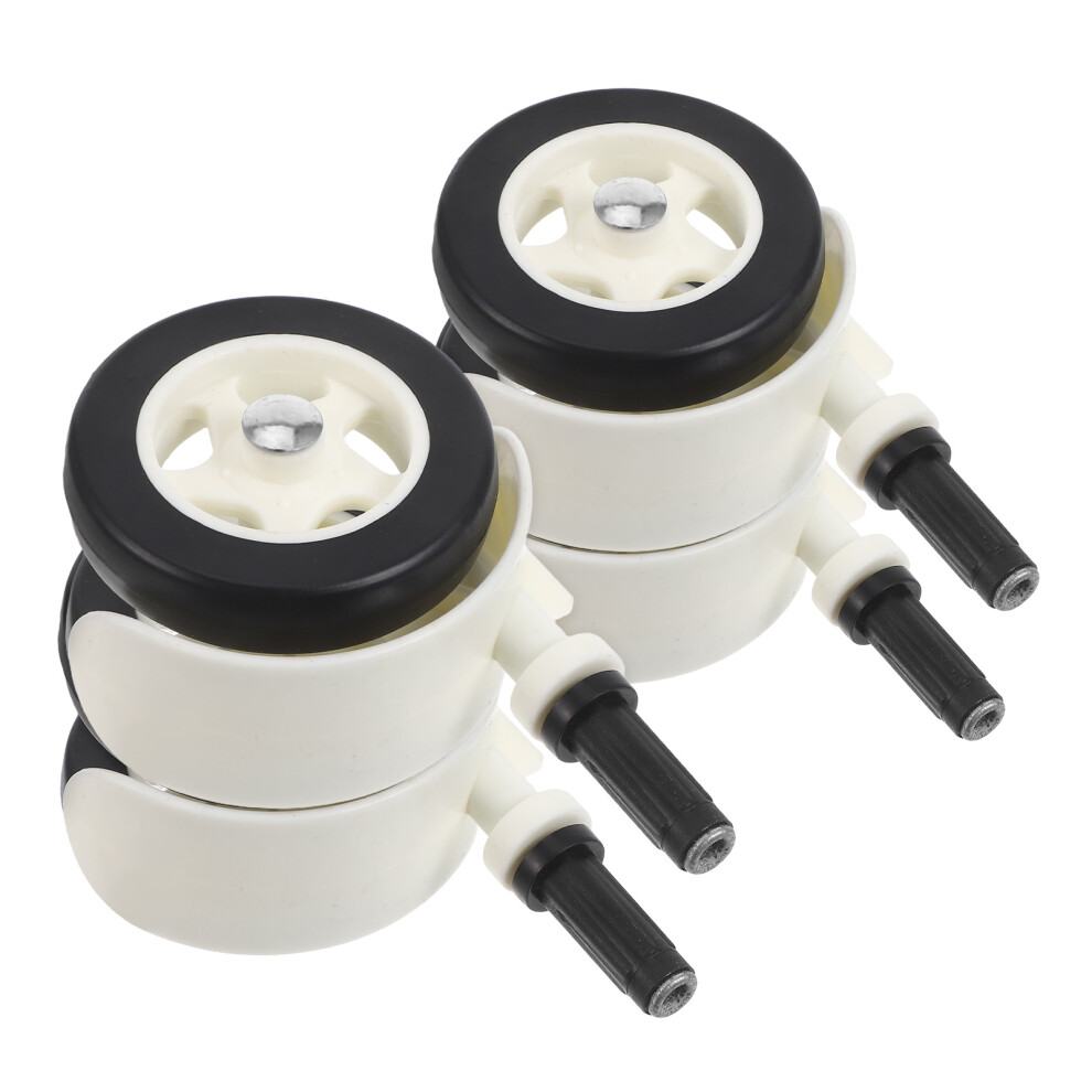4Pcs Silent Stroller Wheels Replacement Universal Swivel Casters Vaguelly
