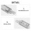 2pcs Adjustable Aluminum Alloy Window Limiter Support Rod 9