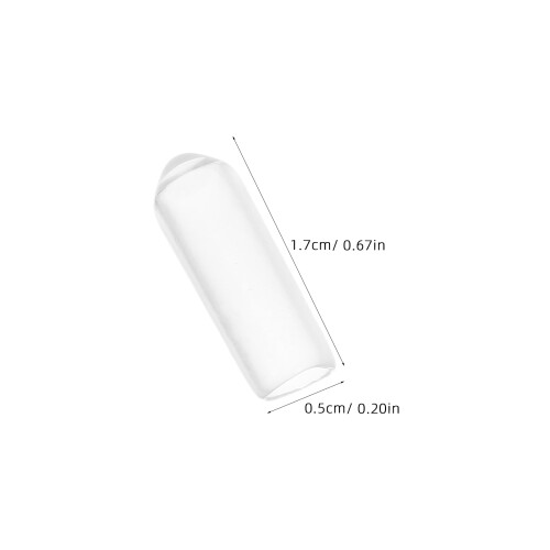 500pcs Rubber Clothes Hanger End Caps 3/16"(5mm) 2